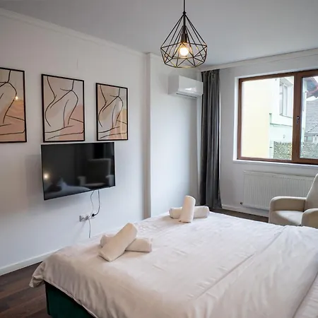 Barrique 24-4 - Breakfast Delivered & Minibar - Free Parking -officially Classified شقة براشوف